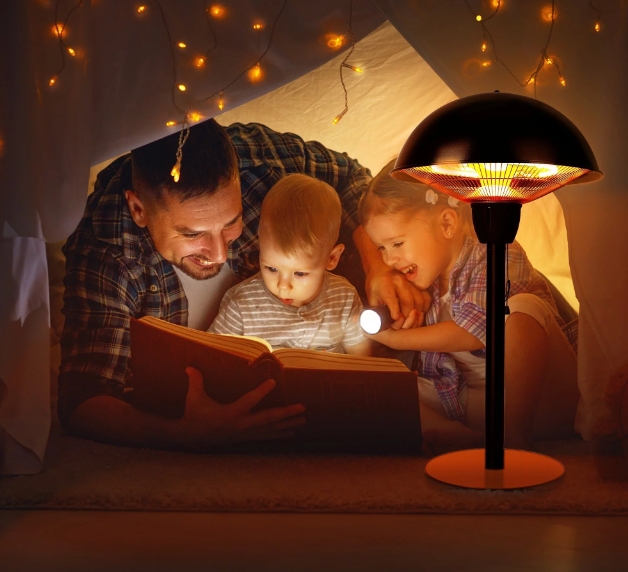 Halogen patio heater